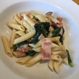 Penne con salsa blanca