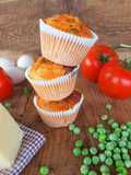Muffin salati con verdure