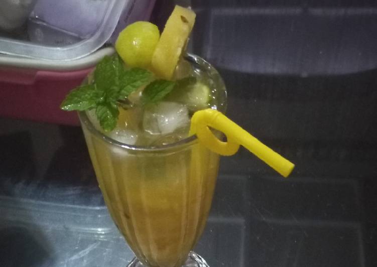 Recipe of Award-winning Pineapple mojito 🍍🍹🥂