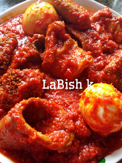 A picture of Buka Stew(Yoruba Stew).