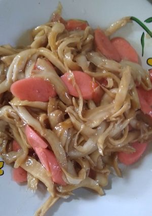 Foto resep Jamur Sosis Saus Tiram