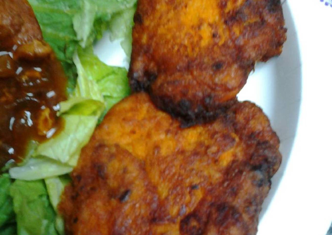 Sweet potato and bacon patties