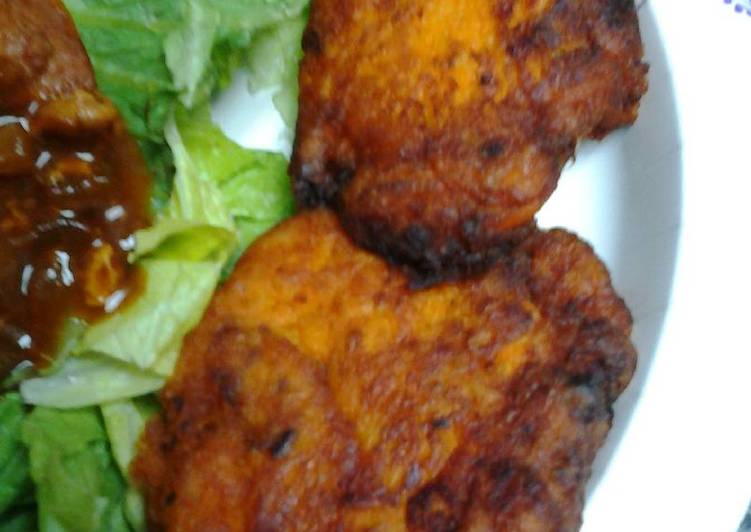 Recipe of Homemade Sweet potato and bacon patties