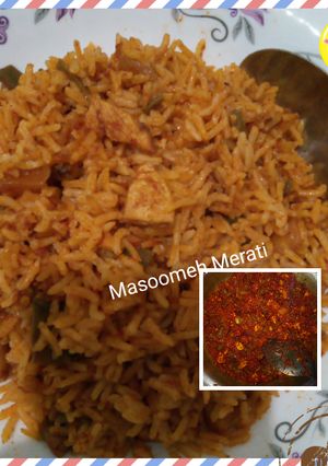 عکسی از دستور 😋😋 استانبولی پلو خوشمزه و درجه یک 😋😋