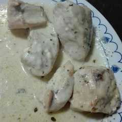 Una foto de Pollo al Roquefort