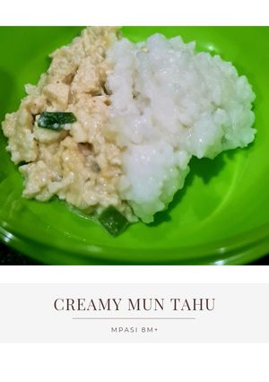 Foto resep MPASI 8m+: Creamy Mun Tahu