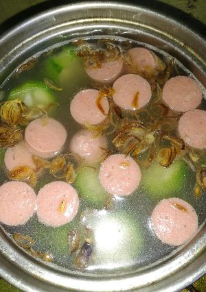 Foto resep Sup oyong gambas