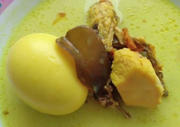 Kari Ayam & Telur Sederhana