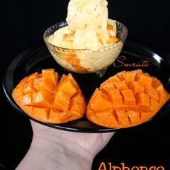 A picture of Alphonso Mango Ice Cream.