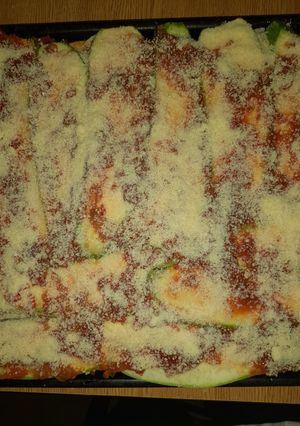 Una foto de Lasagna de berenjenas y zucchini