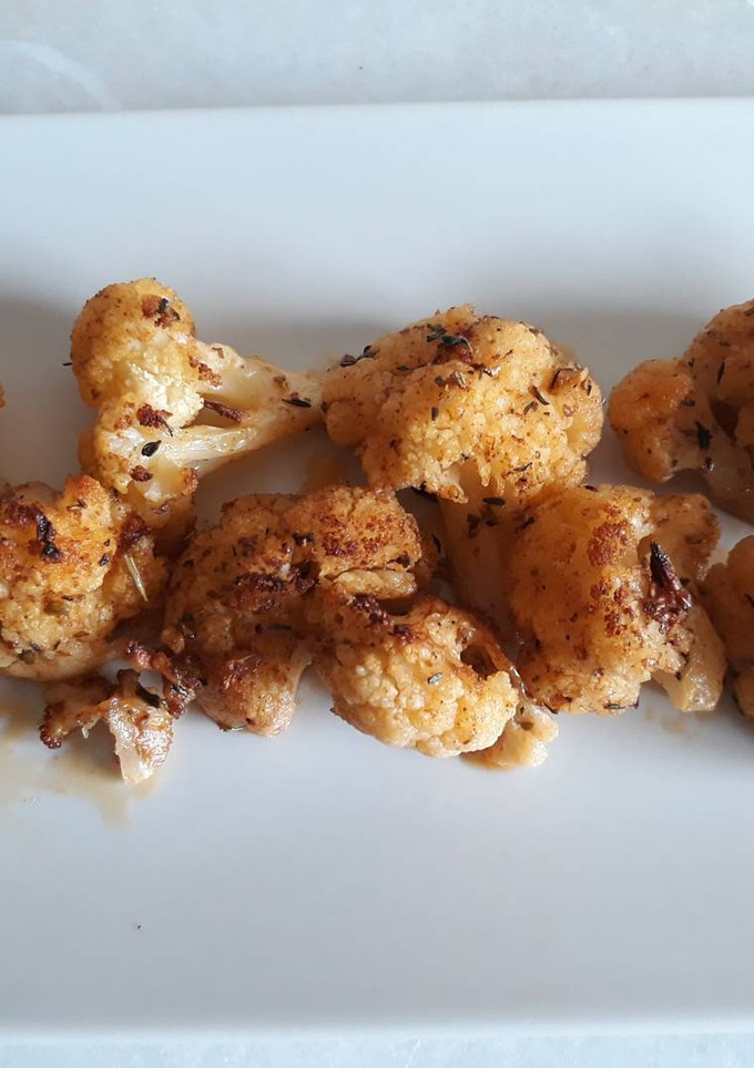 Una foto de Coliflor al horno con especias