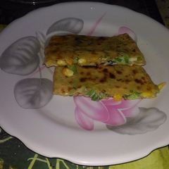 A picture of Lifafa paratha.