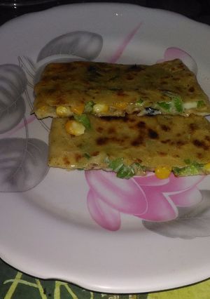 A picture of Lifafa paratha.