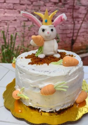 Una foto de Pastel de zanahoria