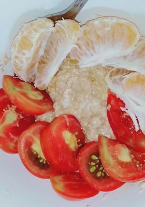 Foto resep Sweet Oat Oranges and Tomatos