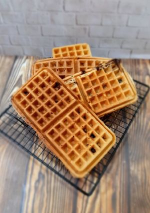 Foto resep 454. Waffle Cokelat