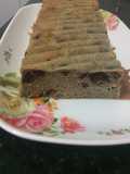 Budín de banana y arándanos diet