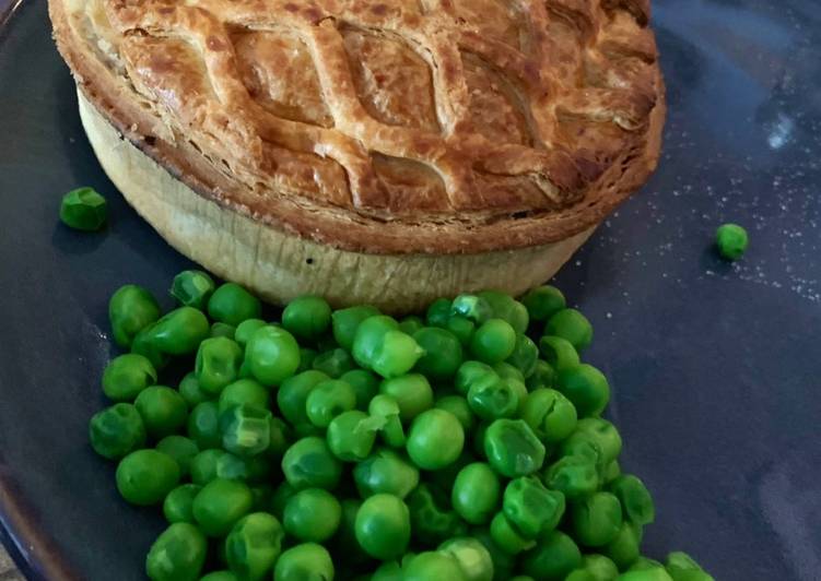 Torta de carne na cerveja