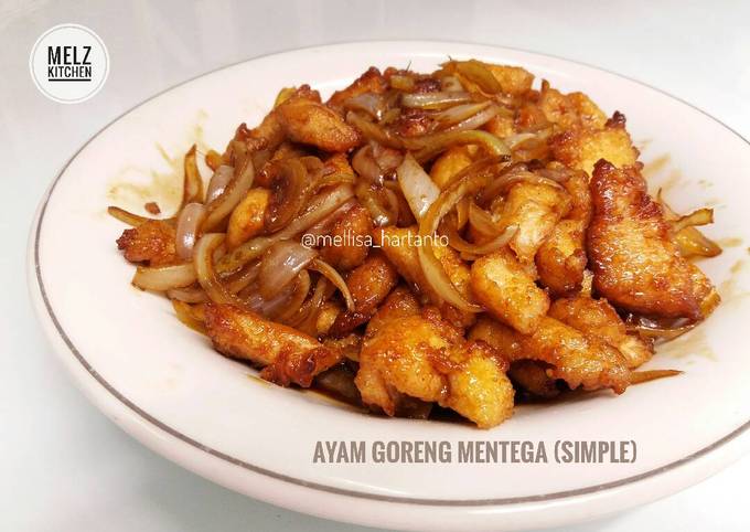 Ayam Goreng Mentega (Simple)