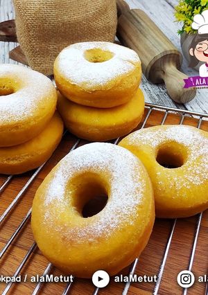 Foto resep Vegan Pumpkin Donuts alaMetut 👩‍🍳