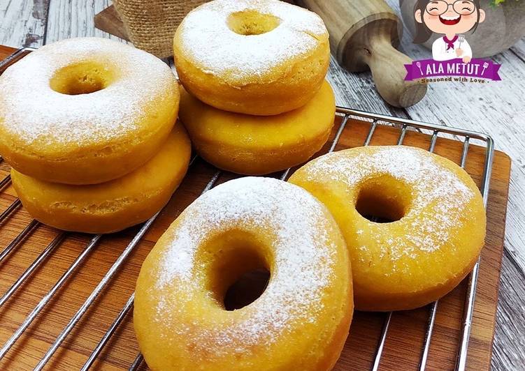 Langkah Mudah untuk Membuat Vegan Pumpkin Donuts alaMetut 👩‍🍳, Sempurna