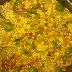 A picture of Paneer burji.