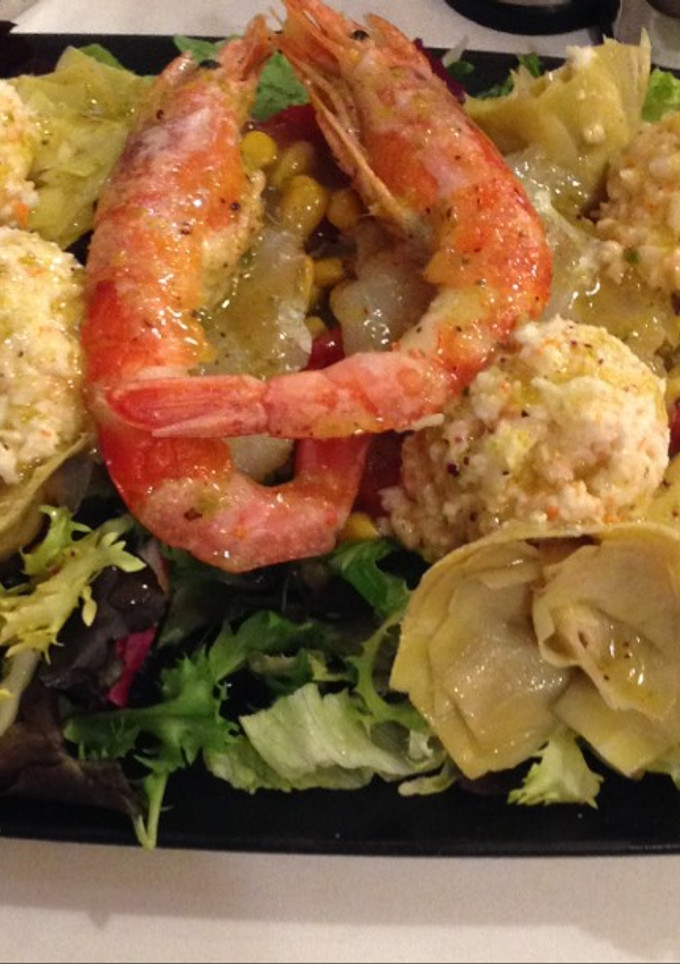 Una foto de Ensalada marinera
