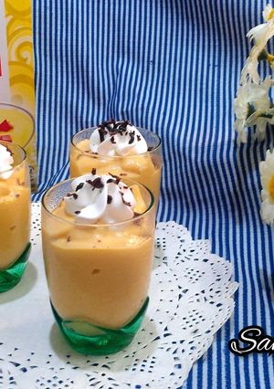A picture of Caramel Custard Shots.
