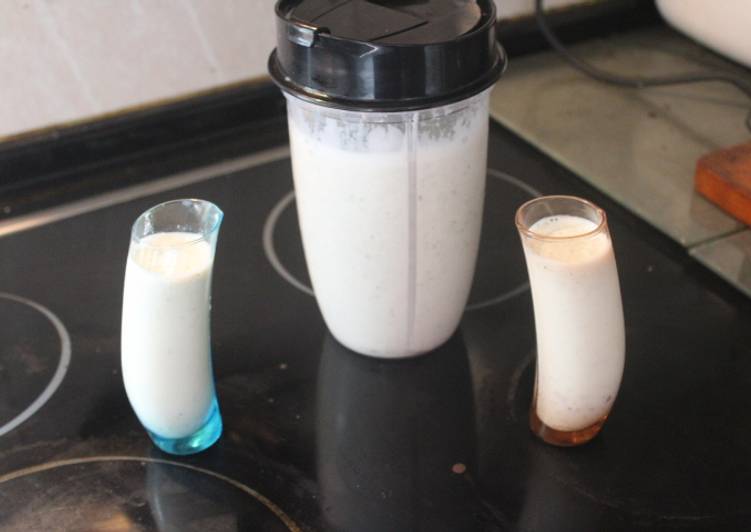 Batido de apio con plátano