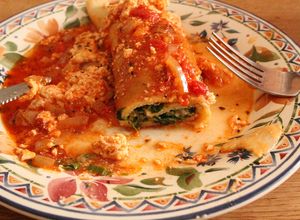 Una foto de Canelones a la Popeye