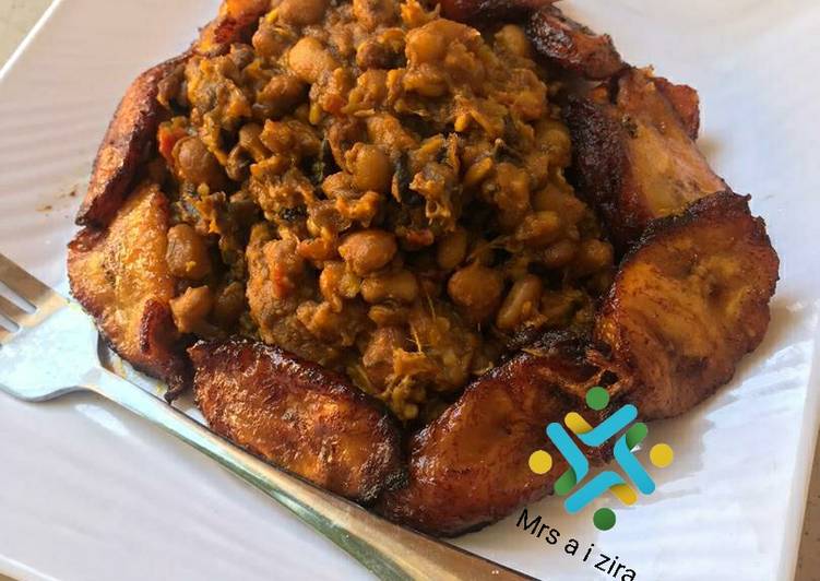 How to Prepare Tasty Beans pottage and fried plantains | This is Recipe So Quick You Must Attempt Now !!