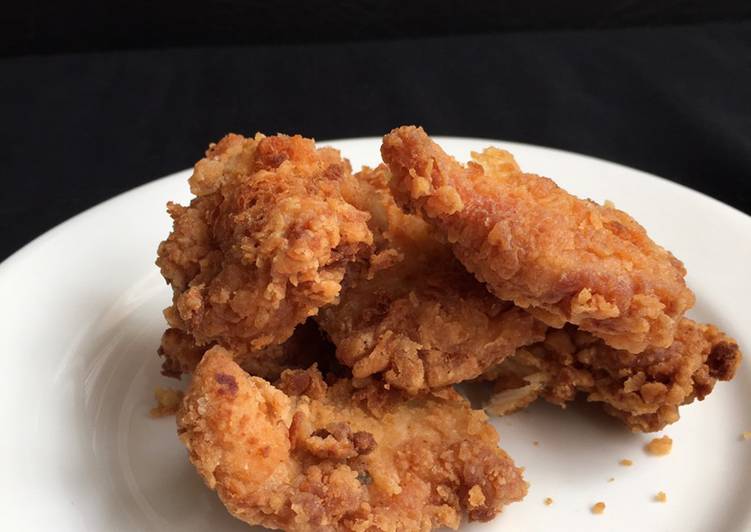 Resep Crispy Fried Chicken: no MSG!, Praktis