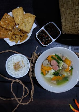 Foto resep Sop Sayuran Bakso Sosis Menggugah Selera