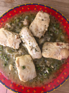Una foto de Merluza en salsa