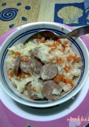 Foto resep Bubur kubis dan wortel