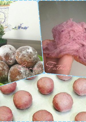 Foto resep Donat ubi ungu bulat super lembut dan hemat