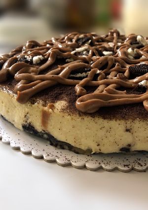 Una foto de Cheesecake de Oreo