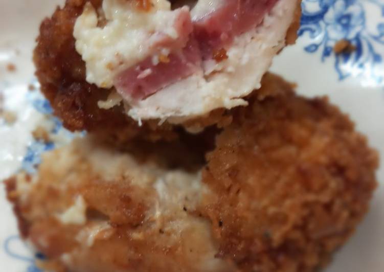 Cara Gampang Menyiapkan Chicken cordon bleu, Lezat Sekali