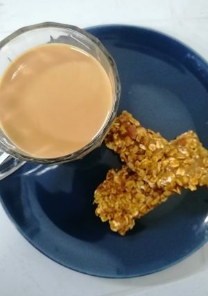 صورة لوصفة الجرانولا بار على طريقتي 😋