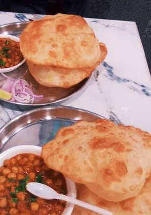 A picture of Chole Bhature.