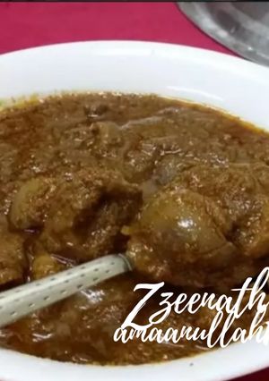 A picture of Hyderabadi Gurda Masala.
