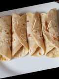 Flat bread with Egg sauce