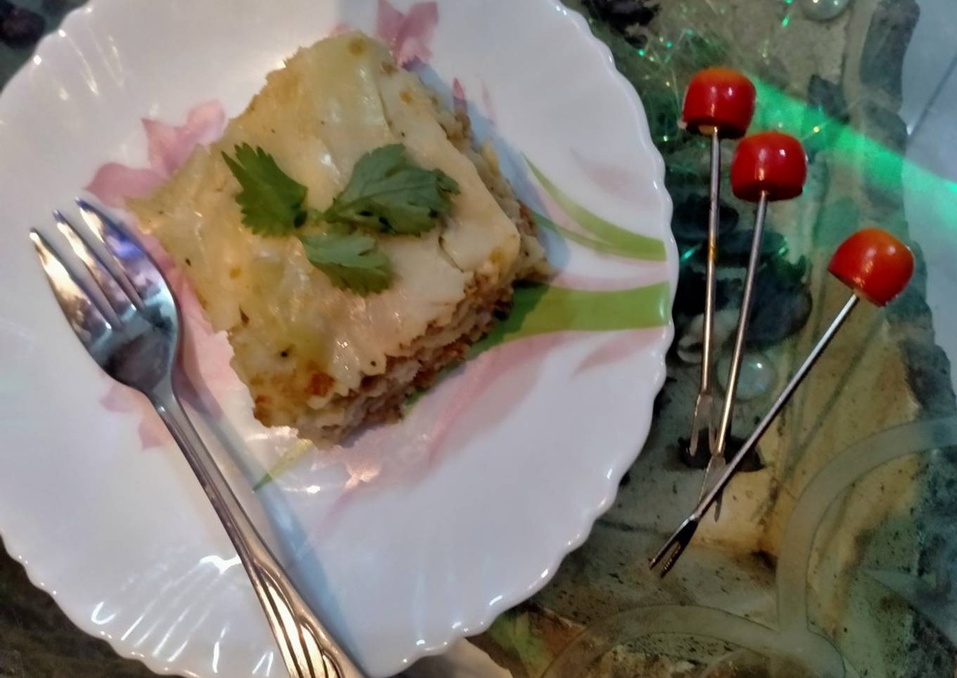 Beef lasagna