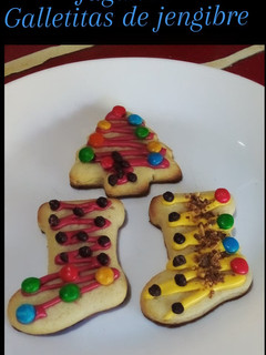 Una foto de Galletitas navideñas