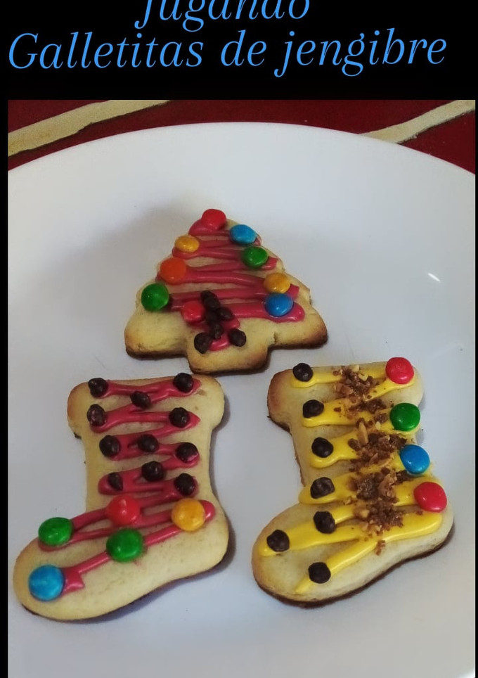 Una foto de Galletitas navideñas