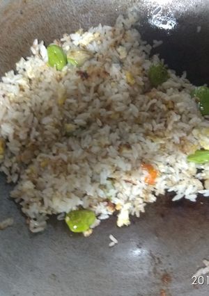 Foto resep Nasi goreng putih Pete Ala jedo