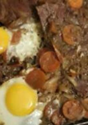 Una foto de Bifes criollos a la plancheta