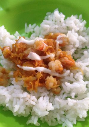Foto resep Shrimp carrot with mayonnaise (MPASI 1y+)