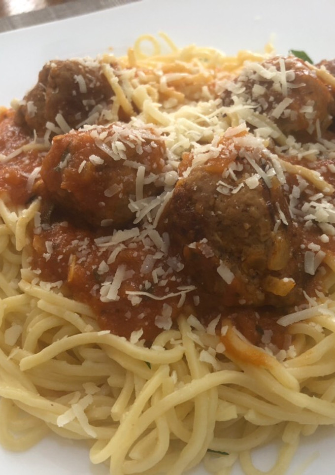 Una foto de Espaguetti con Albóndigas a la Sonorense