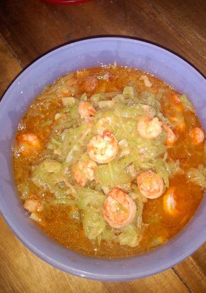Foto resep Tumis labu siam udang sederhana,enak,gampangs
